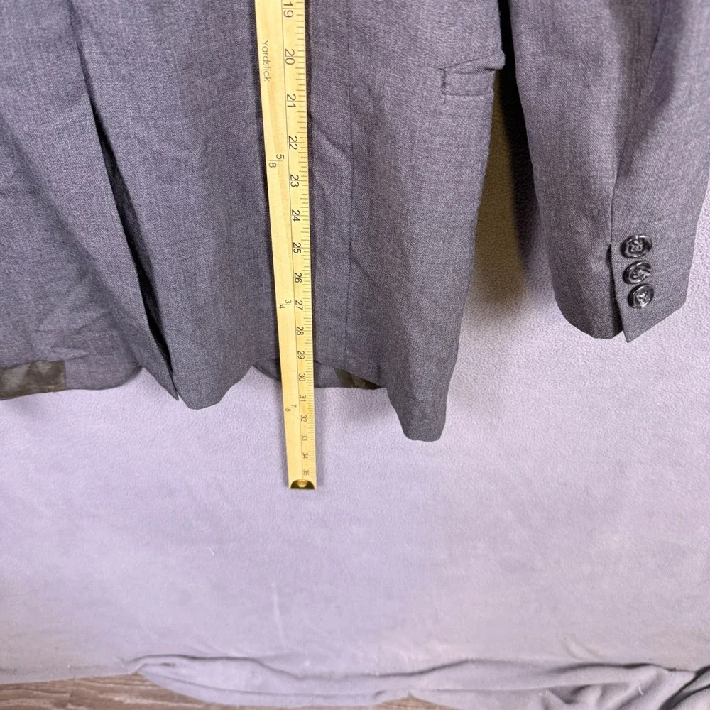 VTG Brooks Brothers Blazer Union Made in USA Brooksgate Mens 39? Gray Sport Coat